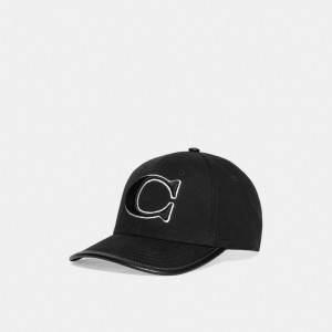 Men Coach Baseball Hats Black | PH_CH60776
