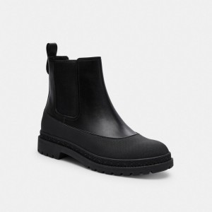 Men Coach Carver Boots Black | PH_CH53891