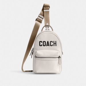 Men Coach Charter Pack With Graphic Chalk Crossbody Bags Multicolor | PH_CH41363