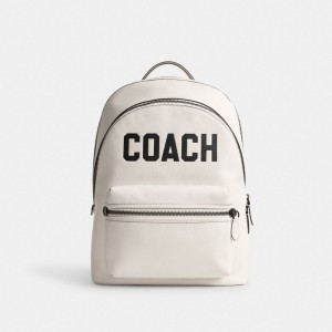 Men Coach Charter With Graphic Polished Pebble Leather Backpacks Multicolor | PH_CH77066
