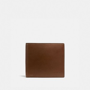 Men Coach Coin Wallet Billfolds Brown | PH_CH29559