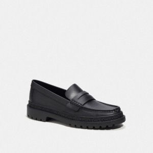 Men Coach Cooper Loafers Black | PH_CH10567