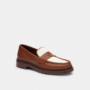 Men Coach Cooper Loafers Brown | PH_CH82932