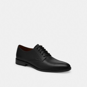 Men Coach Davi Drivers Shoes Black | PH_CH78425
