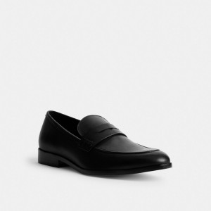 Men Coach Declan Loafers Black | PH_CH88779