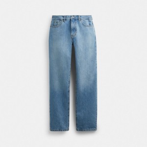 Men Coach Denim Jeans Blue | PH_CH91025