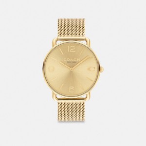 Men Coach Elliot 41 Mm Watches Gold | PH_CH14924