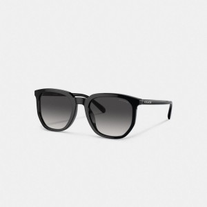 Men Coach Geometric Square Sunglasses Black | PH_CH49370
