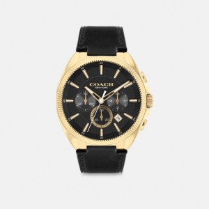 Men Coach Jackson 45 Mm Watches Black | PH_CH93673