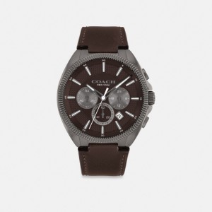 Men Coach Jackson 45 Mm Watches Brown | PH_CH18556