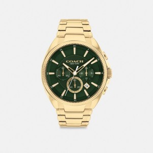 Men Coach Jackson 45 Mm Watches Gold | PH_CH98016