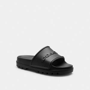 Men Coach Jesse Sandals Black | PH_CH95033