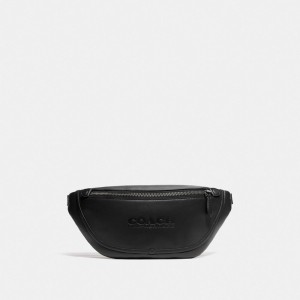 Men Coach League Belt Copper Belt Bags Black | PH_CH22615