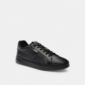 Men Coach Lowline Low Top In Signature Sneakers Grey | PH_CH61472