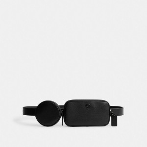 Men Coach Multi Pouch Belt Belt Bags Black | PH_CH38858