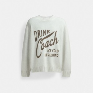 Men Coach Narrow Sweaters Blue | PH_CH73180