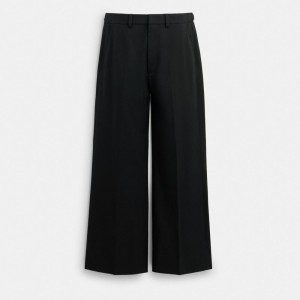 Men Coach Tailored Pants Black | PH_CH83065