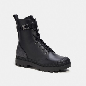 Men Coach Tucker With Signature Boots Black | PH_CH94379