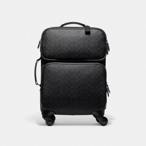 Men Coach Wheeled Carry On In Signature Tote Bag Grey | PH_CH28105