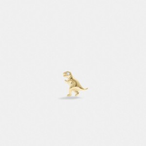 Women Coach 14 K Rexy Single Stud Earrings Gold | PH_CH15753