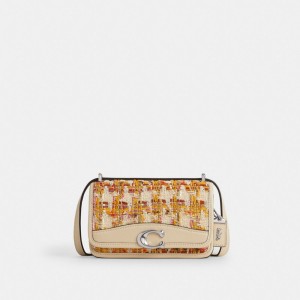 Women Coach Bandit In Tweed Tweed Crossbody Bags Multicolor | PH_CH72838
