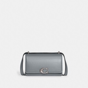 Women Coach Bandit Leather Crossbody Bags Grey Blue | PH_CH31327