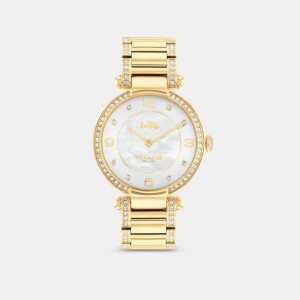 Women Coach Cary 34 Mm Watches Gold | PH_CH13046