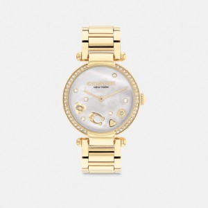 Women Coach Cary 34 Mm Watches Gold | PH_CH34340