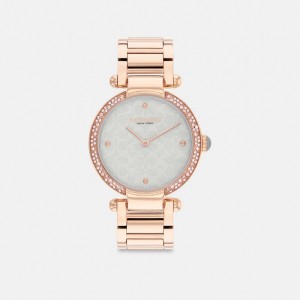 Women Coach Cary 34 Mm Watches Rose Gold | PH_CH63940