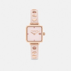 Women Coach Cass 22 Mm Blush Watches Pink | PH_CH79783