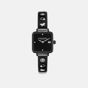 Women Coach Cass 22 Mm Watches Black | PH_CH86901