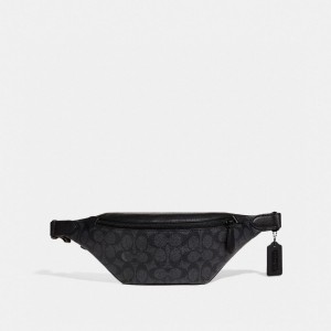 Women Coach Charter Belt 7 In Signature Belt Bags Grey | PH_CH54845