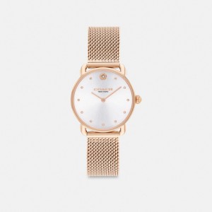 Women Coach Elliot 28 Mm Watches Rose Gold | PH_CH34755