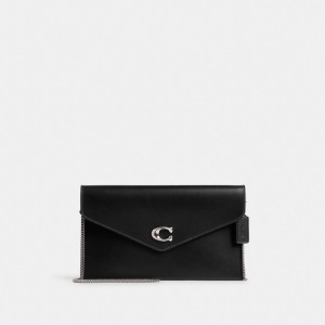 Women Coach Essential Crossbody Bags Silver / Black | PH_CH17122
