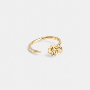 Women Coach Garden Flower Ring Gold | PH_CH29255