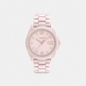 Women Coach Greyson 36 Mm Blush Watches Pink | PH_CH71820