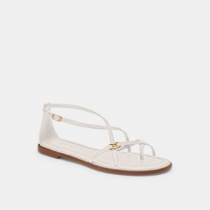 Women Coach Jenni Chalk Sandals White | PH_CH13438