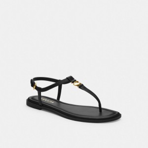 Women Coach Jessica Sandals Black | PH_CH86923