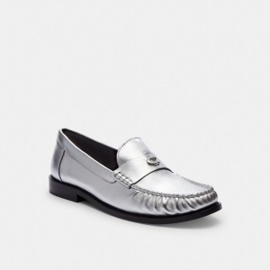 Women Coach Jolene Loafers Silver | PH_CH25320
