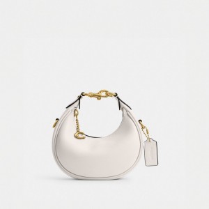 Women Coach Jonie Brass Crossbody Bags White | PH_CH40330