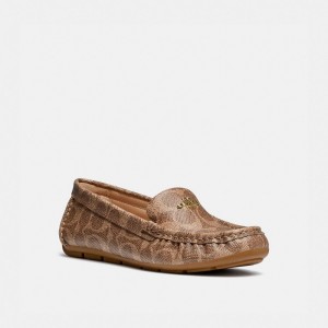 Women Coach Marley Driver Loafers Brown | PH_CH78845