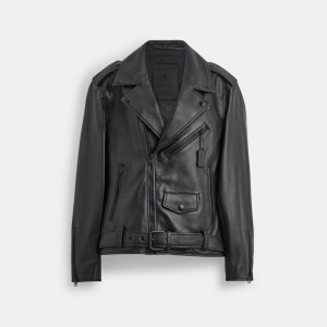 Women Coach Moto Jackets Black | PH_CH69796