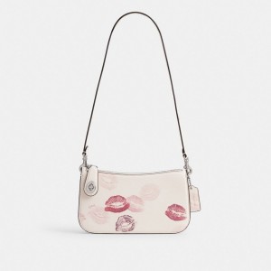 Women Coach Penn With Lip Print Shoulder Bags Multicolor | PH_CH15012