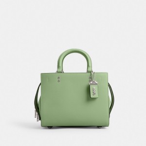 Women Coach Rogue 25 Handbag Silver | PH_CH17749