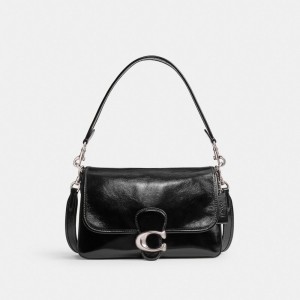 Women Coach Soft Tabby Shoulder Bags Black | PH_CH63978