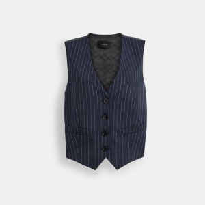 Women Coach Suit Tops Navy | PH_CH88628