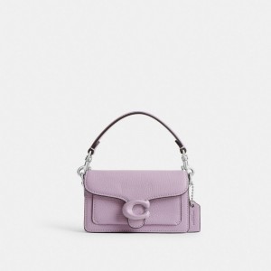 Women Coach Tabby 12 Crossbody Bags Silver / Purple | PH_CH95104