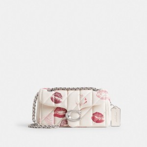 Women Coach Tabby 20 With Quilting And Lip Print Nappa Leather Shoulder Bags Multicolor | PH_CH89932