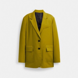Women Coach Tailored Jackets Green | PH_CH38271